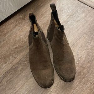 Crevo Denham suede chelsea boots. Worn but still in good shape. can be resoled.